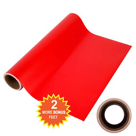 red vinyl roll